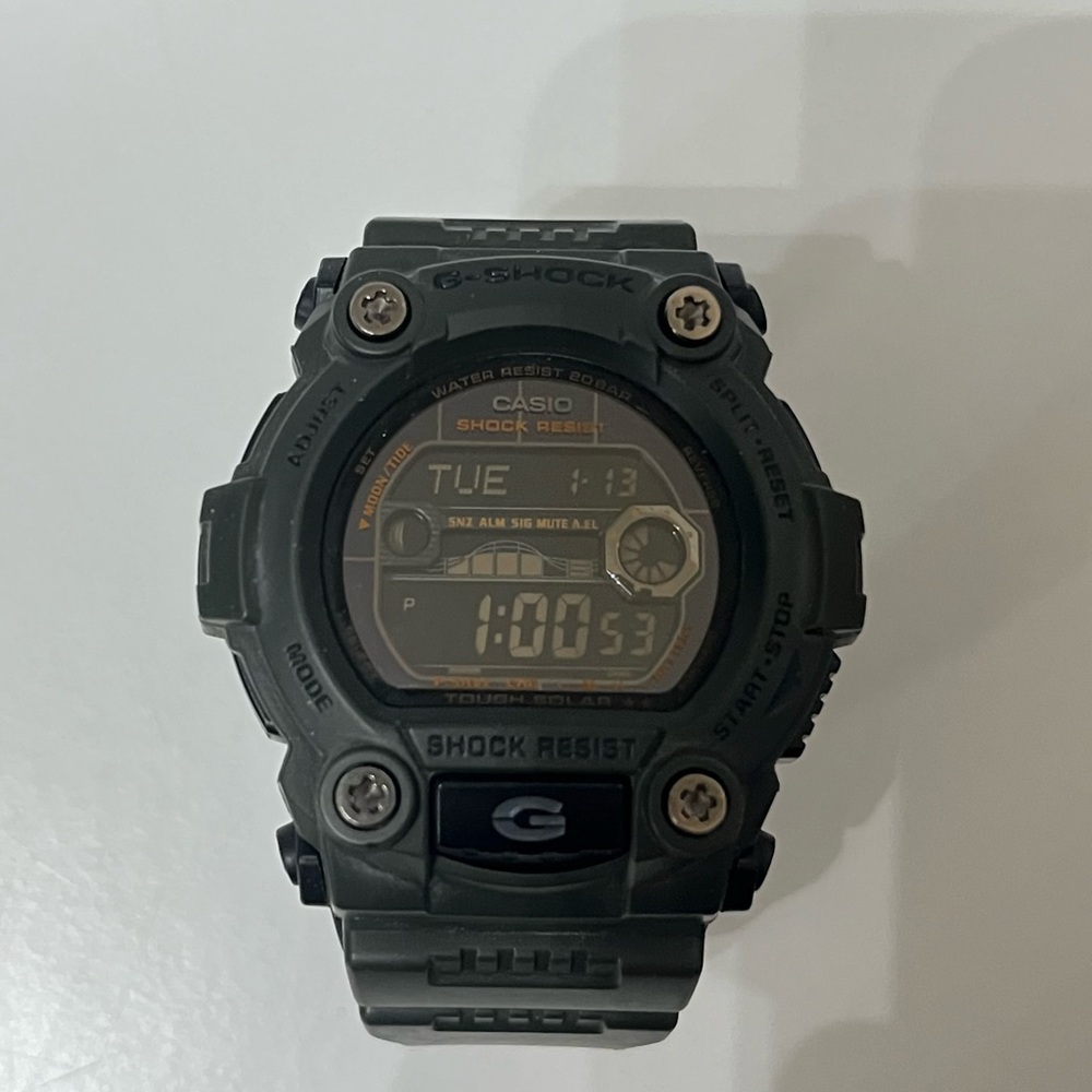 CASIO Men’s G-Shock GR-7900KG  Tough Solar Power Military Green Watch